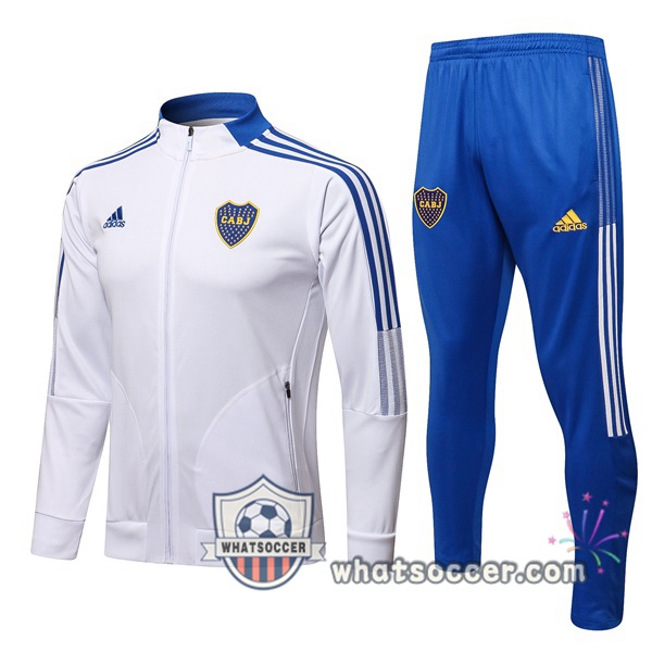 Boca Juniors White Training Jacket 2021-2022