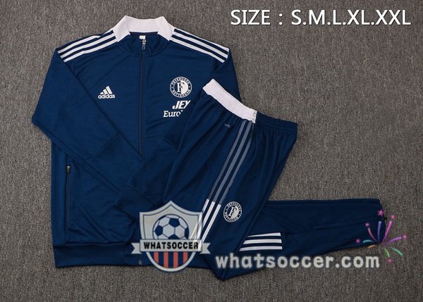 Feyenoord Blue Royal Training Jacket 2021-2022