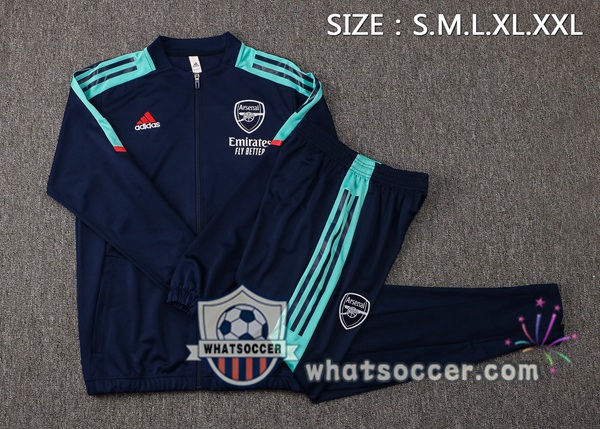 Arsenal Blue Royal Training Jacket 2021-2022