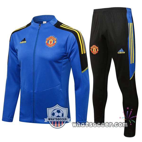 Manchester United Blue Training Jacket 2021-2022