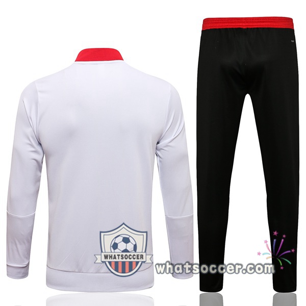 Manchester United White Training Jacket 2021-2022
