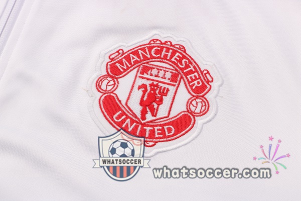Manchester United White Training Jacket 2021-2022