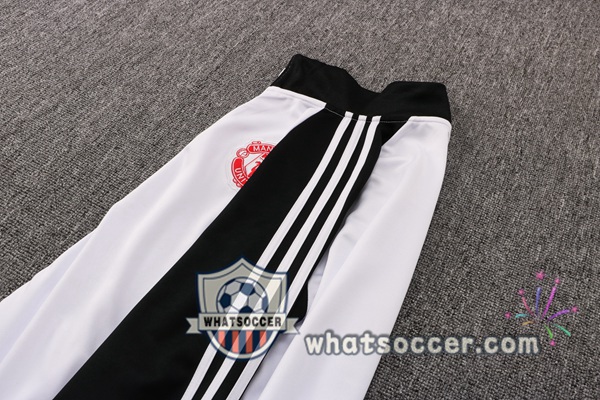 Manchester United White Black Training Jacket 2021-2022