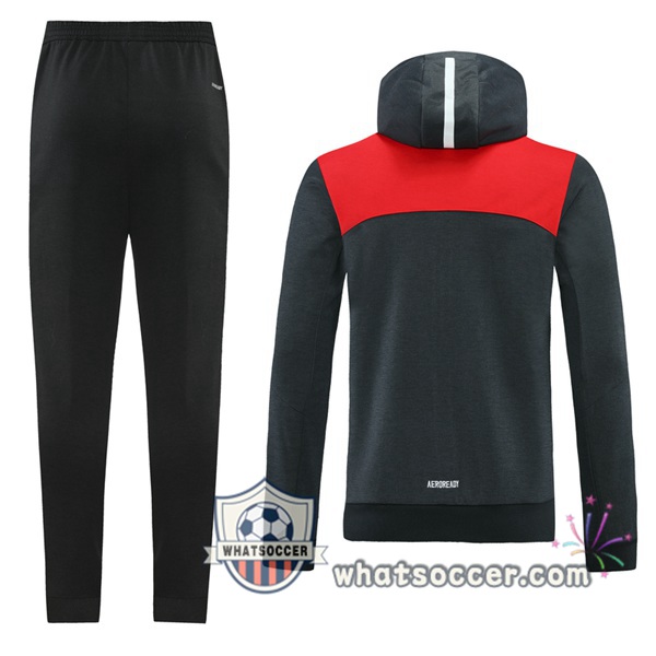 Bayern Munich Gray Hooded Jacket 2021-2022