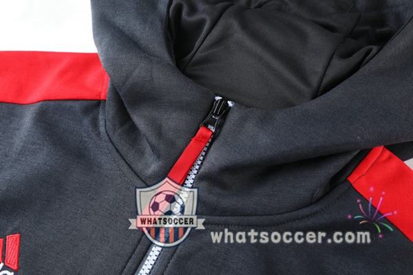 Bayern Munich Gray Hooded Jacket 2021-2022