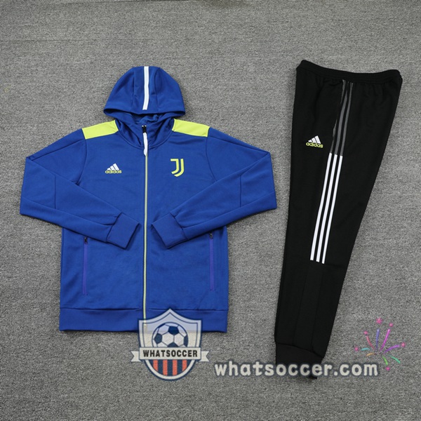 Juventus Blue Hooded Jacket 2021-2022
