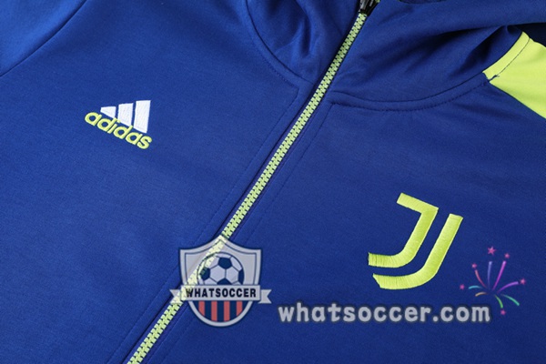 Juventus Blue Hooded Jacket 2021-2022