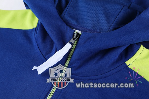 Juventus Blue Hooded Jacket 2021-2022