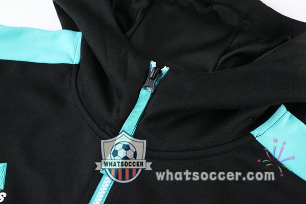 Real Madrid Black Hooded Jacket 2021-2022