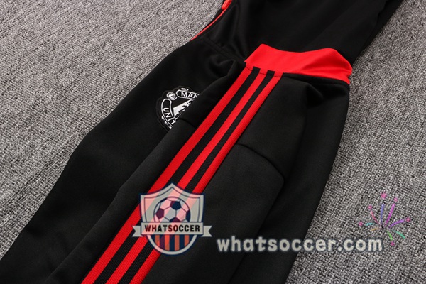 Manchester United Black Hooded Jacket 2021-2022