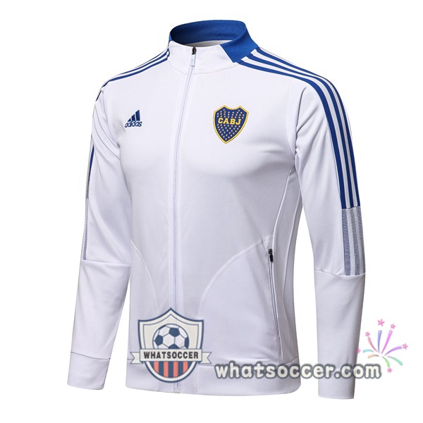 Boca Juniors White Soccer Jacket 2021-2022