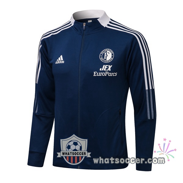 Feyenoord Blue Royal Soccer Jacket 2021-2022