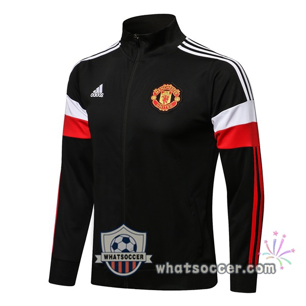 Manchester United Black Soccer Jacket 2021-2022