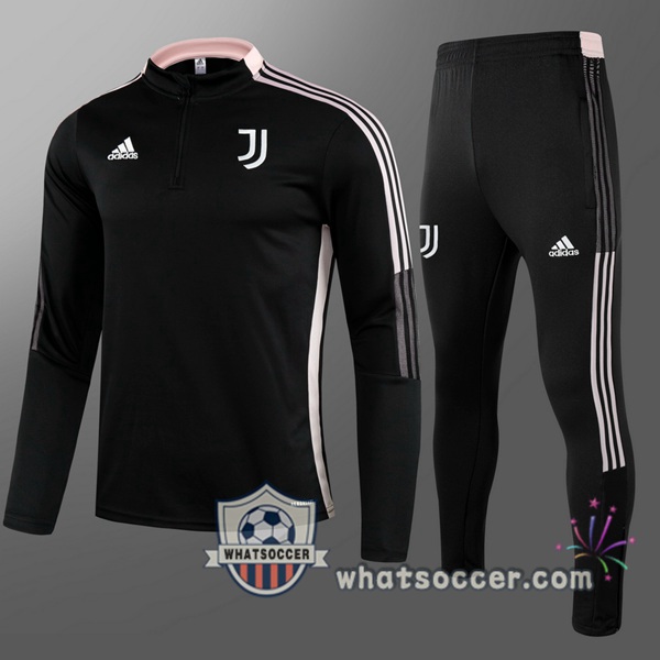Juventus Kids Black Tracksuit 2021-2022