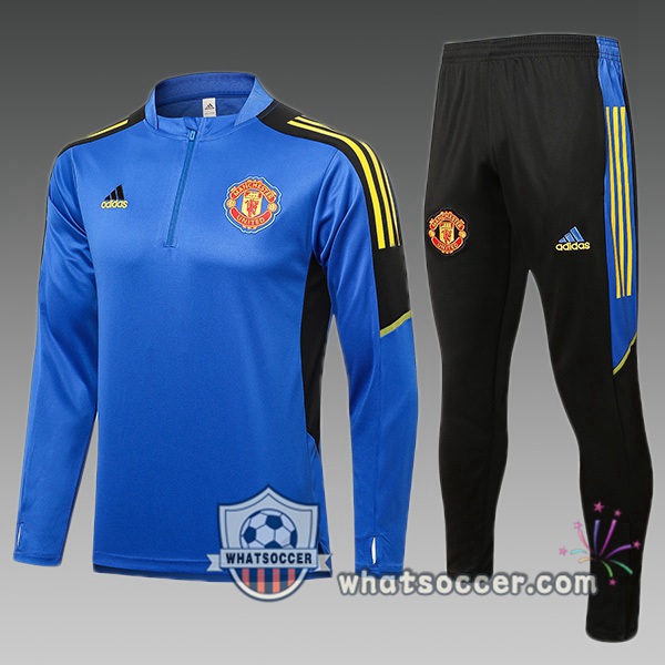Manchester United Kids Blue Tracksuit 2021-2022