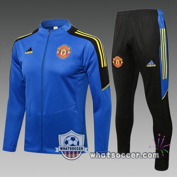 Manchester United Kids Blue Training Jacket 2021-2022