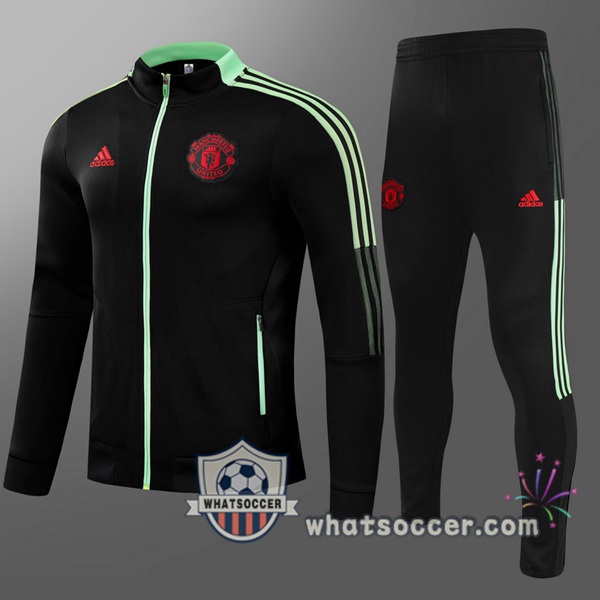 Manchester United Kids Black Training Jacket 2021-2022