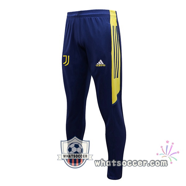 Juventus Blue Yellow Soccer Pants 2021-2022