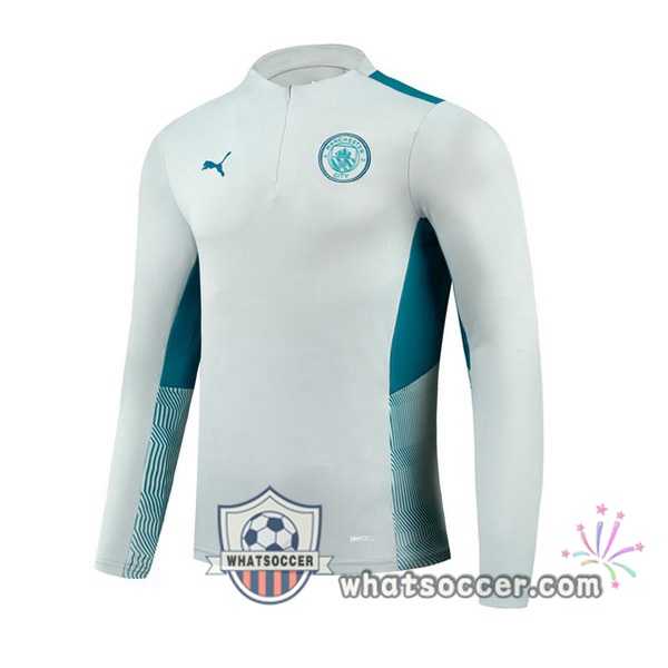 Manchester City Gray Soccer Sweater 2021-2022