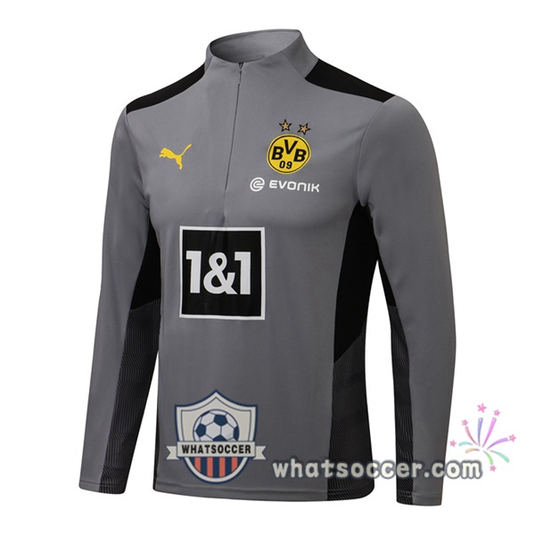 Dortmund BVB Gray Soccer Sweater 2021-2022
