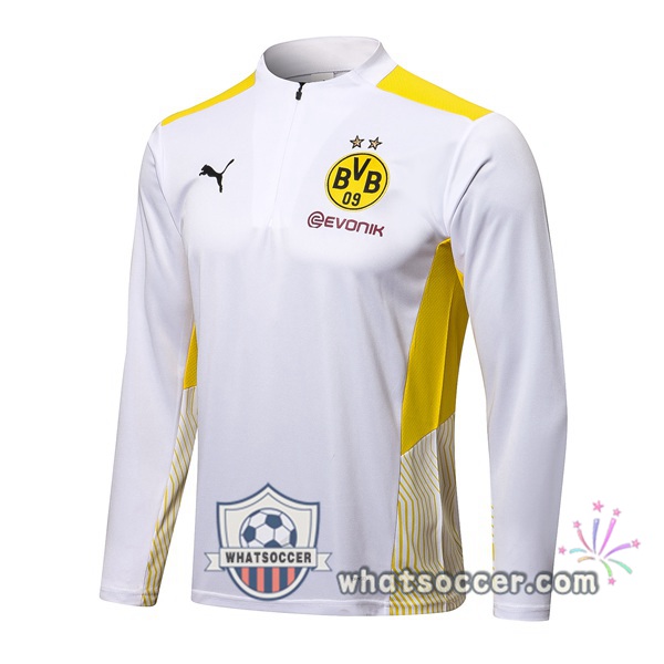 Dortmund BVB White Soccer Sweater 2021-2022