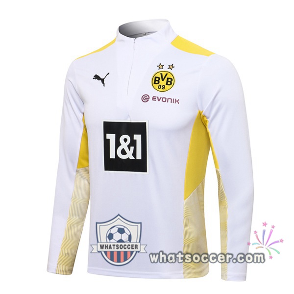 Dortmund BVB White Soccer Sweater 2021-2022