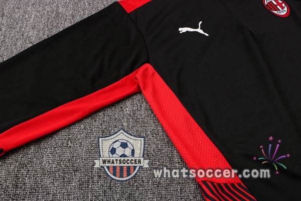 AC Milan Black Tracksuit 2021-2022