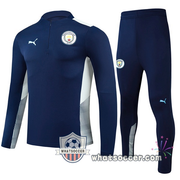 Manchester City Blue Tracksuit 2021-2022