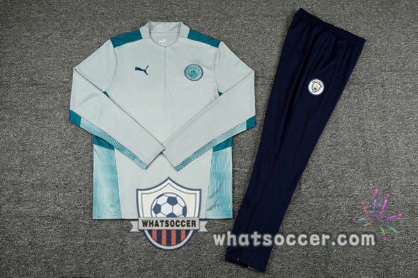 Manchester City Gray Tracksuit 2021-2022