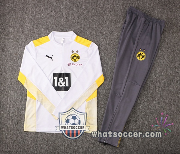 Dortmund BVB White Tracksuit 2021-2022
