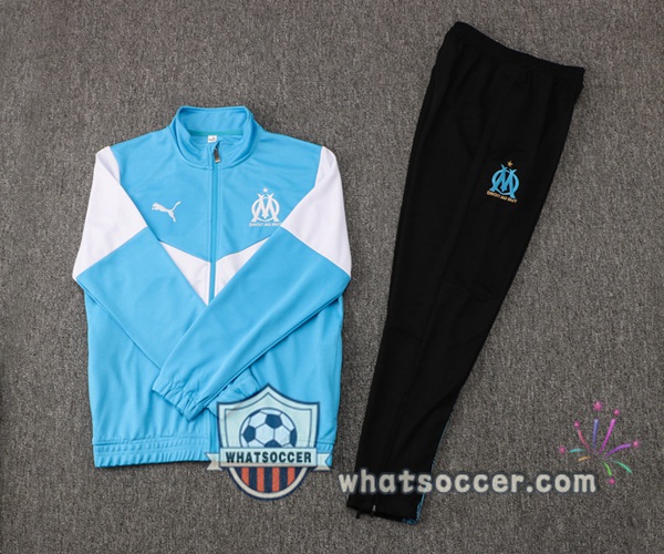Marseille OM Blue White Training Jacket 2021-2022