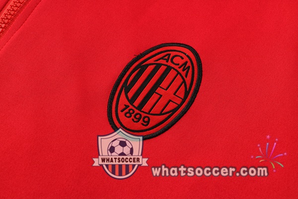 AC Milan Red Hooded Jacket 2021-2022