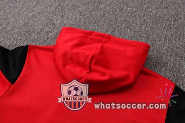 AC Milan Red Hooded Jacket 2021-2022