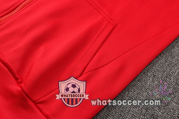 AC Milan Red Hooded Jacket 2021-2022