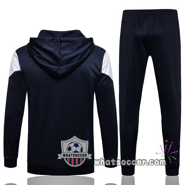 Manchester City Blue Royal Hooded Jacket 2021-2022