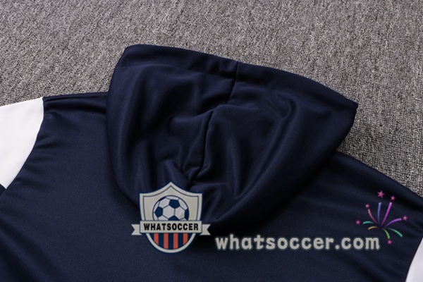 Manchester City Blue Royal Hooded Jacket 2021-2022