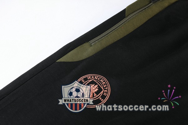 Manchester City Green Black Hooded Jacket 2021-2022