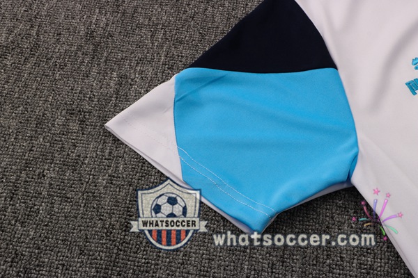 Marseille OM Training T-Shirt + Pants White 2021-2022