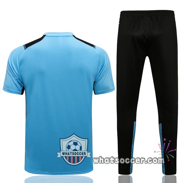 Marseille OM Training T-Shirt + Pants Blue 2021-2022