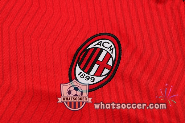 AC Milan Training T-Shirt + Pants Red 2021-2022