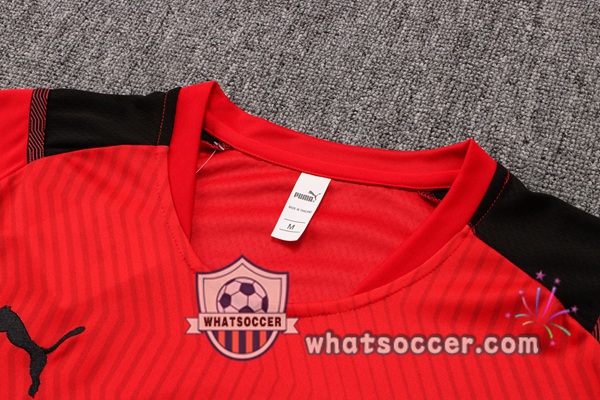 AC Milan Training T-Shirt + Pants Red 2021-2022