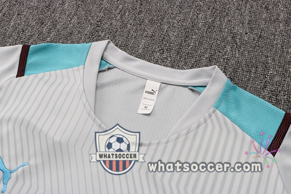 Manchester City Training T-Shirt + Pants Gray 2021-2022