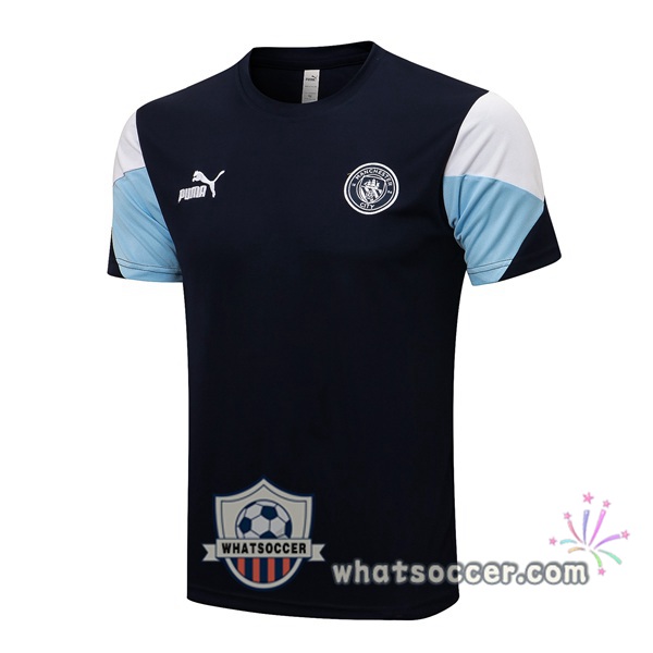 Manchester City Blue Royal Training T-Shirts 2021-2022