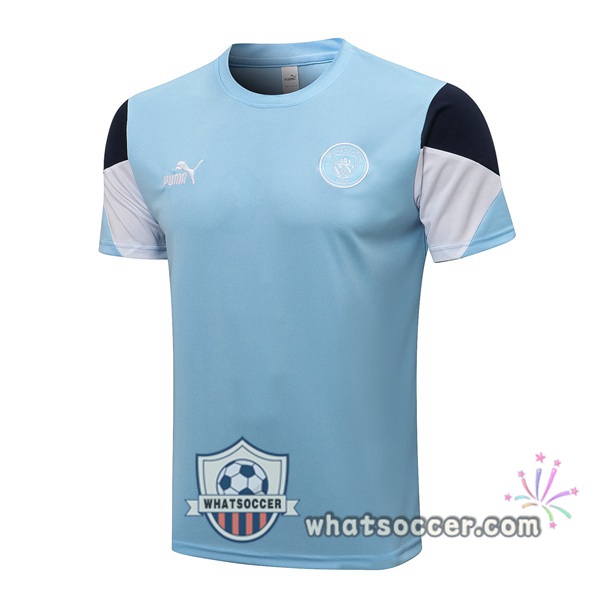 Manchester City Blue Training T-Shirts 2021-2022