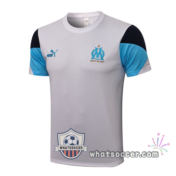 Marseille OM White Training T-Shirts 2021-2022