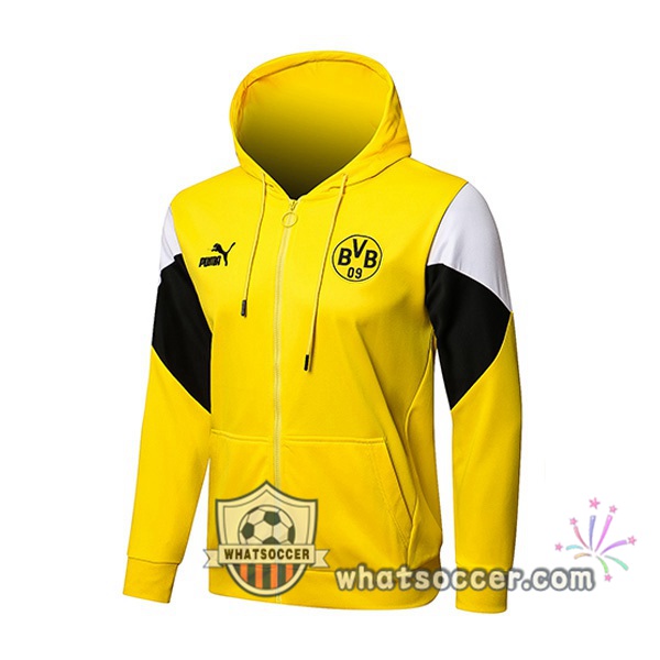 Dortmund BVB Yellow Hooded Jacket 2021-2022