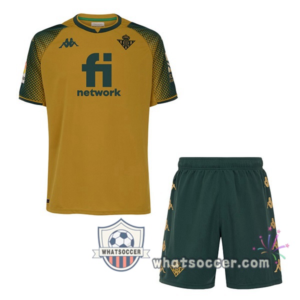 Real Betis Kids Third Soccer Jerseys 2021-2022