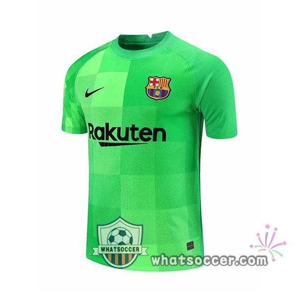 FC Barcelona Goalkeeper Green Soccer Jerseys 2021-2022