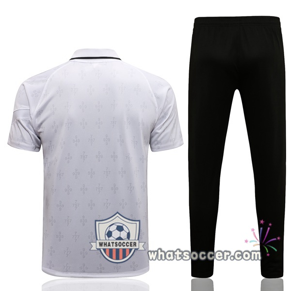Training Polo Paris PSG + Pants White 2021-2022