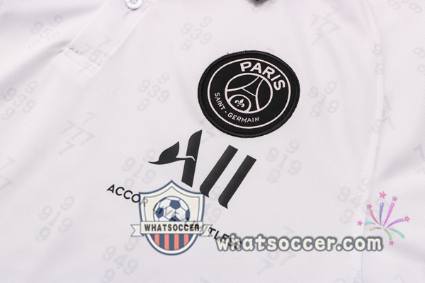 Training Polo Paris PSG + Pants White 2021-2022